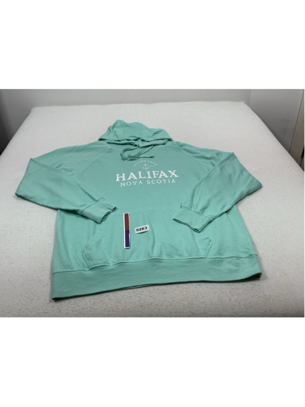 Unisex Adult Excellent Fundy Resort Pullover Hoodie XL Aqua